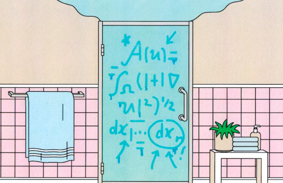 Why do we get our best ideas in the shower?